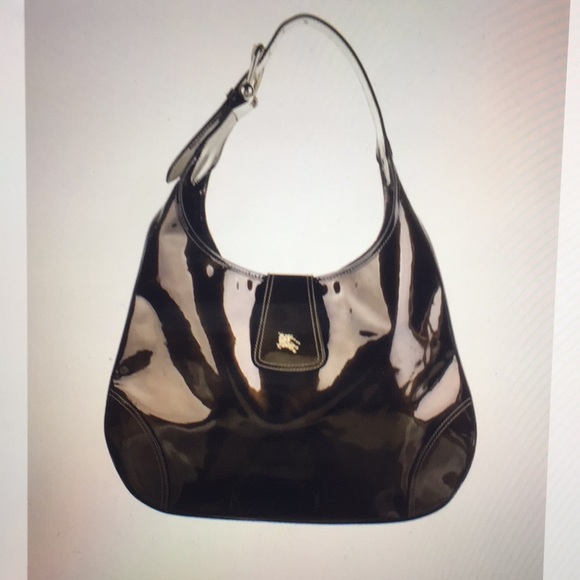 Burberry patent leather hobo - Picture 2 of 13